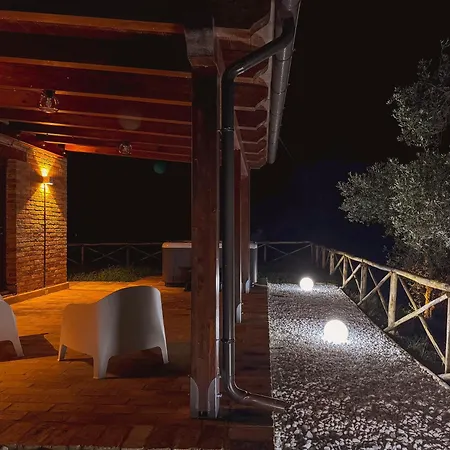 Private Pool & Jacuzzi With View By Host Hero Landhaus Monte San Pietrangeli