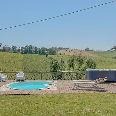Private Pool & Jacuzzi With View By Host Hero Monte San Pietrangeli