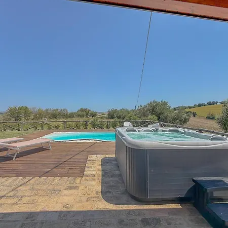 Private Pool & Jacuzzi With View By Host Hero * Monte San Pietrangeli